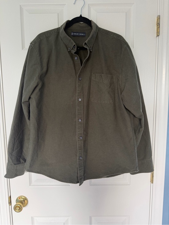 Everlane Other - Everlane Men's Green Uniform Button Down Shirt Size Extra Large